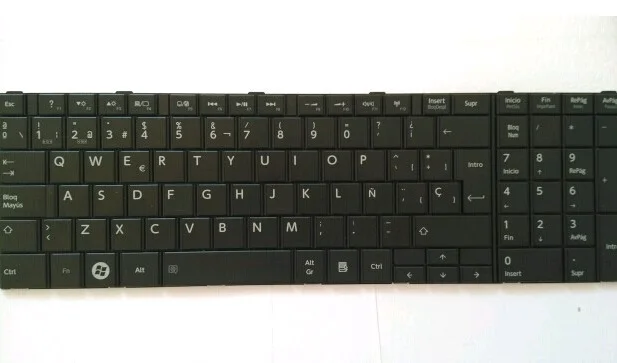 

Brand New Spanish keyboard for Toshiba C850 C855D C855 C870 C870D C875 C875D L875 L875D laptop sp black