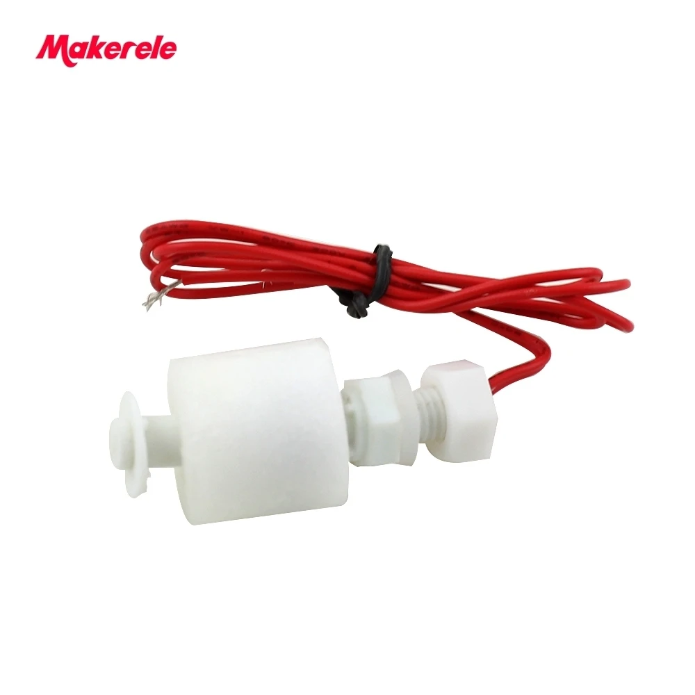 110v Mini Type Poly Propy Water Level Liquid Sensor 220V MK-PFS4008  water tank float switch pp plastic from makerele