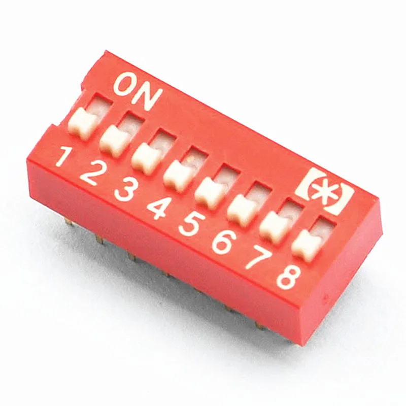 

( 100 pcs/lot ) 8 Way DIP Switch, 8 Position 16 pin PCB Mountable.