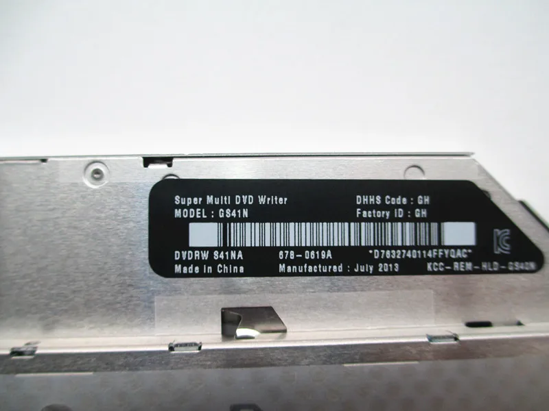 updatest new optical drive 9.5 SATA slot-in GS41N replace MATSHITA UJ-8A8 GS31N