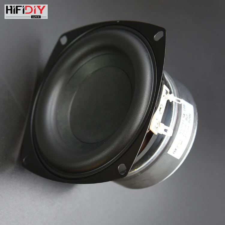 HI-FI DIY S4-105 4 inch 60W AUDIO Round Woofer Speaker High power BASS Home Theater 2.1 Subwoofer Unit 2 Crossover Louspeakers