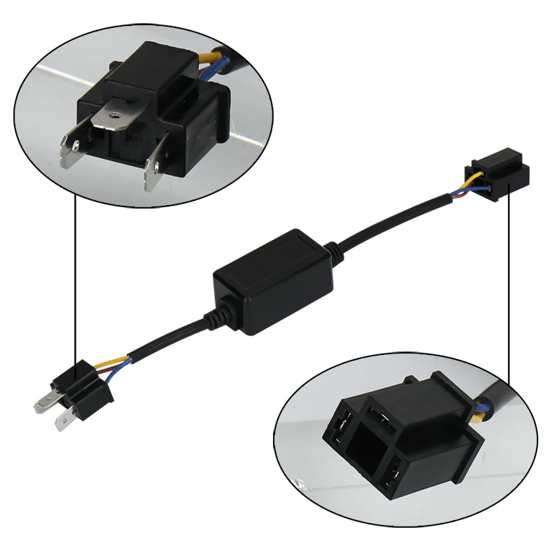 Polarity converter H4/H13 Adaptor use for Car Led Headlights Hi-Lo Beam transfer for Toyota Japan Auto Lamps 2Pcs/pair
