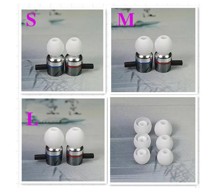 حافظة سماعة أذن سيليكون لسماعات الأذن الوحش ، سماعة داخل الأذن ، نصائح برعم ، سدادات أذن سماعة رأس ، سدادة أذن ، 6 * ، 3 أزواج