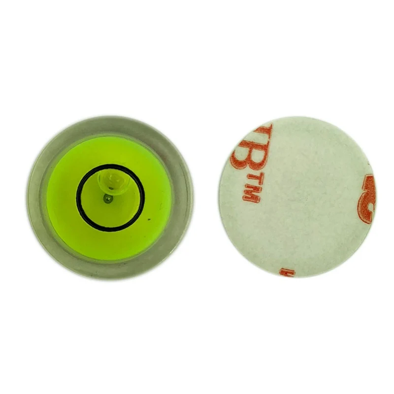 HACCURY Double-sided Adhesive Level Bubble Spirit Bubble Level with Adhesives