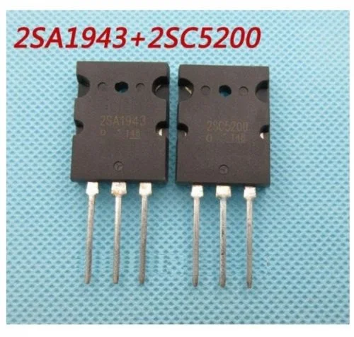 1pair OR 2PCS Transistor TO-3PL 2SA1943-O/2SC5200-O 2SA1943/2SC5200 A1943/C5200