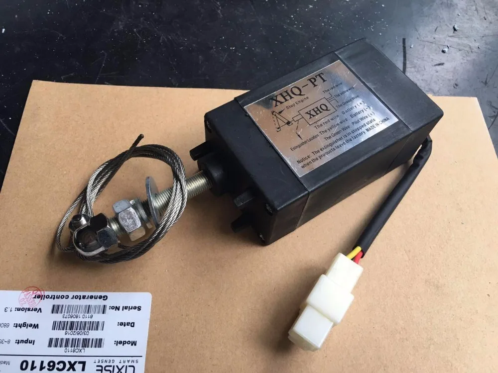 12V/24V stop solenoid for weifang 495/K4100 4102 R4105  R6105 diesel engine and diesel generator parts