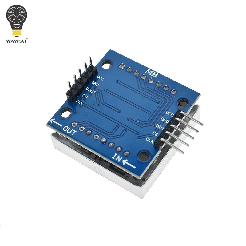 MAX7219 dot matrix module microcontroller module display module finished goods , Can be together for arduino programming