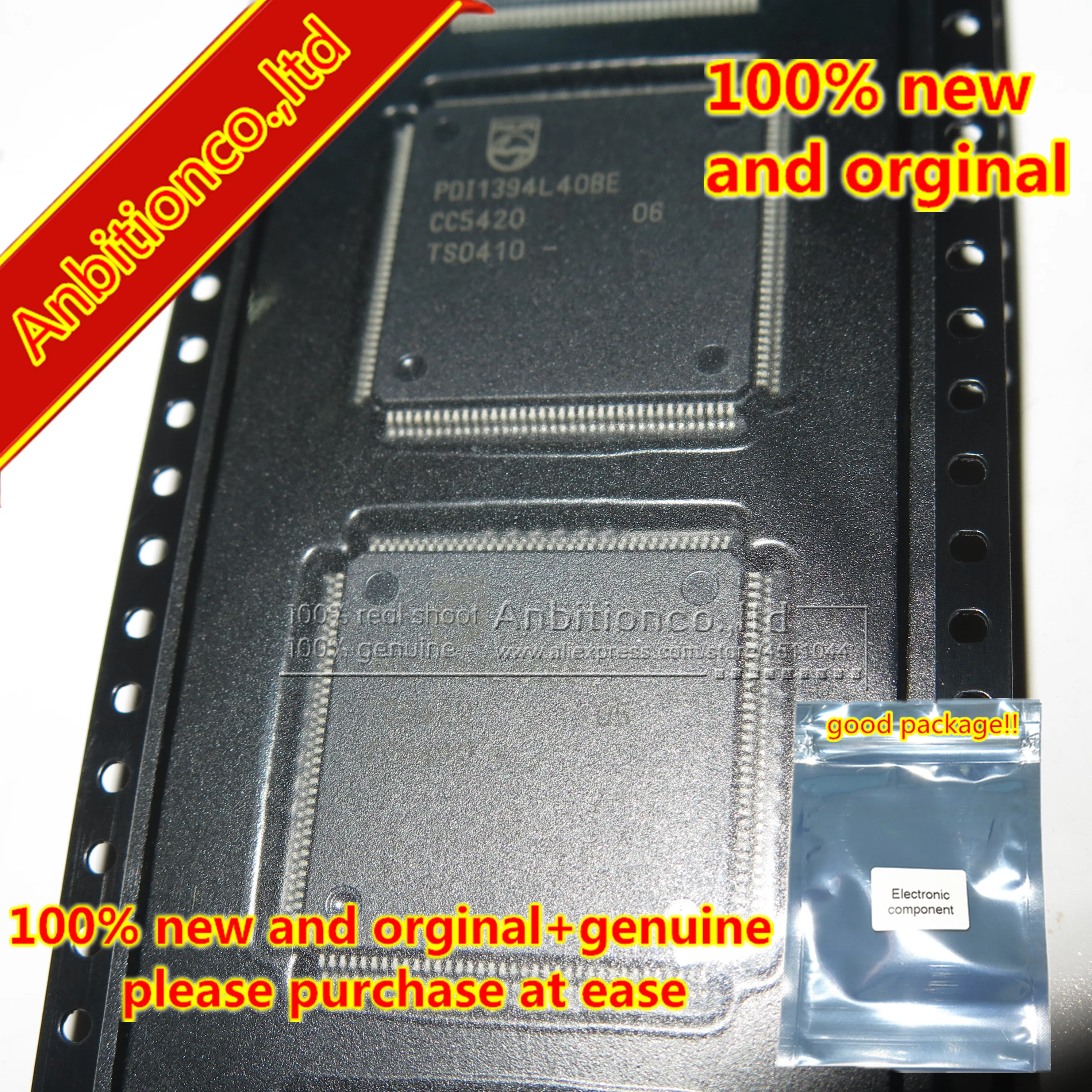 

1pcs 100% new and orginal PDI1394L40BE QFP 1394 enhanced AV link layer controller in stock