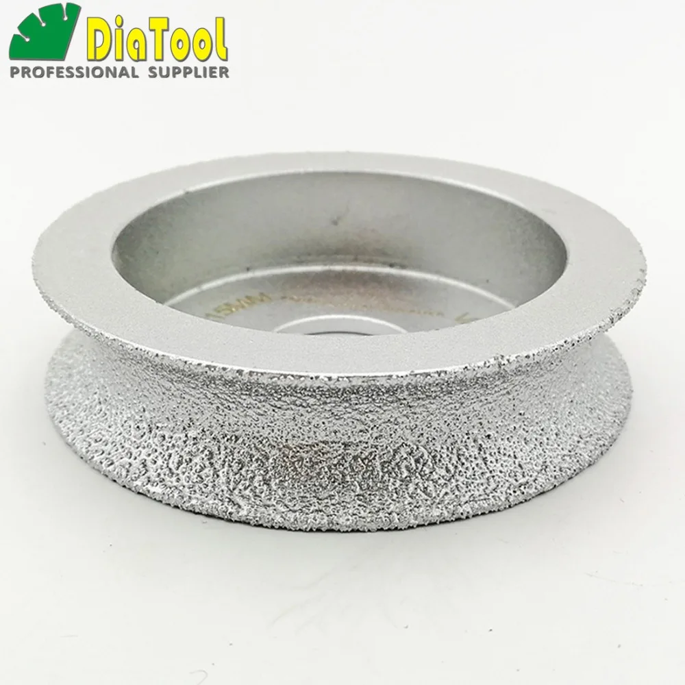 

75mmx15MM Vacuum Brazed Diamond grinding wheel for half-Round, Profile wheel, edge grinding discs