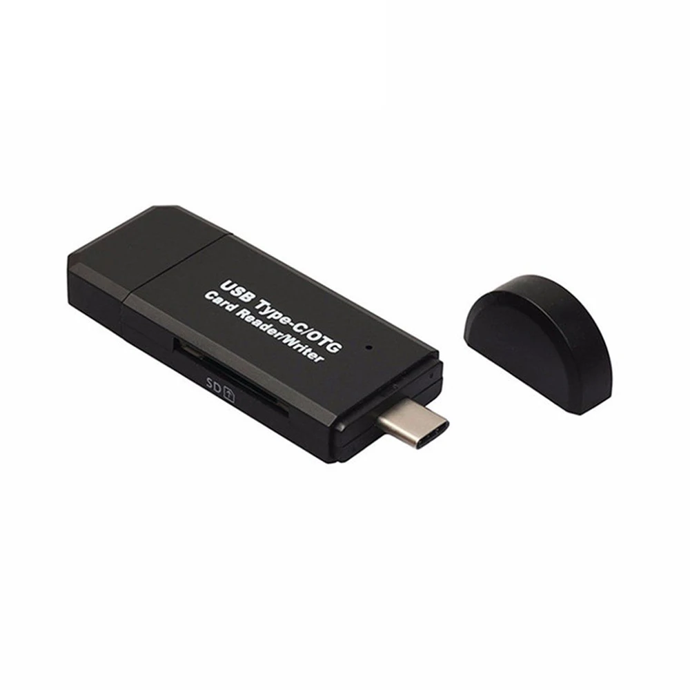 Multi 3 In 1 tipo C/Micro USB/USB lettore di schede OTG USB 2.0 universale OTG TF/SD ad alta velocità per intestazioni di estensione del Computer Android