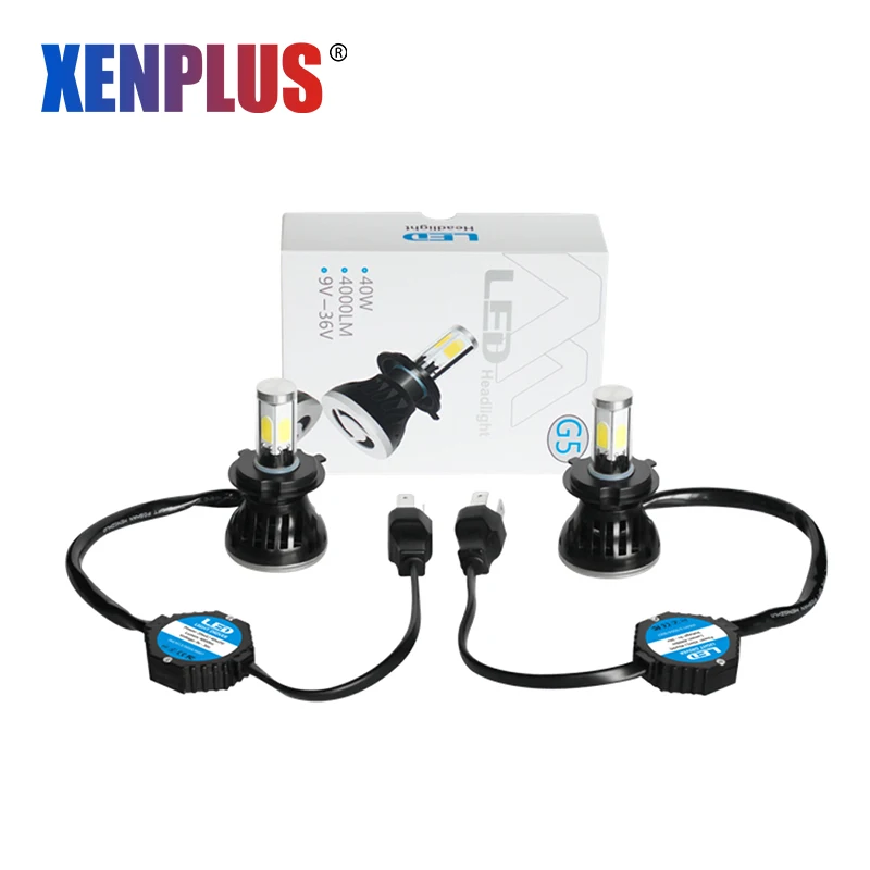 

H4 Led H11 H7 H1 H3 H27 HB3 HB4 Car Headlight 12V 8000LM 80W H8 9007 5202 H13 Super Bright 4 Side COB Chip Auto G5 Fog Headlamp