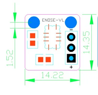Rápido navio livre para SGX-MEMS micro-eletro-mecânico sensor de qualidade do ar voc módulo sensor e-nose módulo MICS-5524