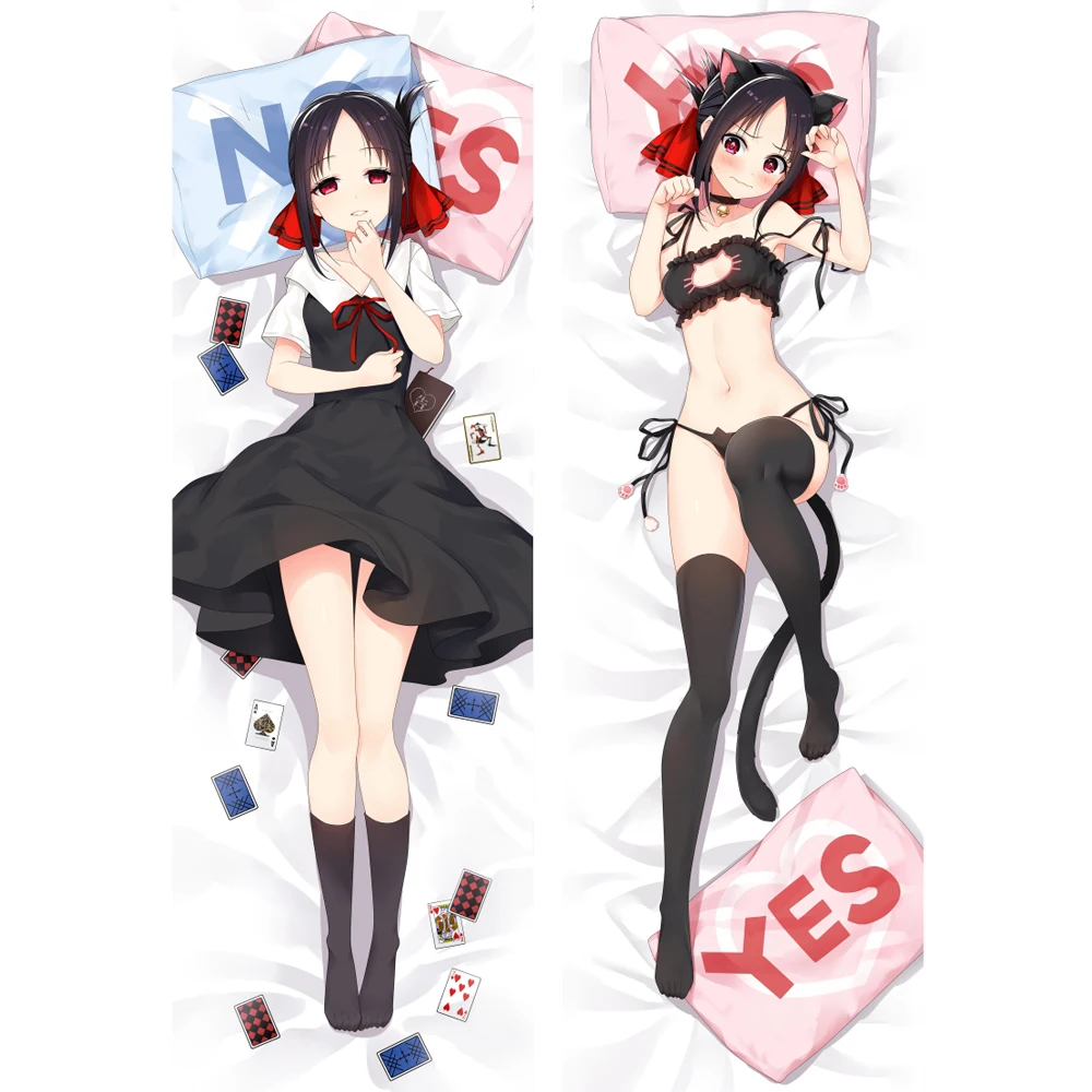 Anime Dakimakura Pillow Case, Kaguya-sama, Love Is War, Body Hugging, Fujiwara, Shinomiya