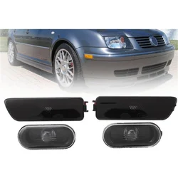Car Side Marker Light LED Turn Signal Lamp with Black Lens Blinker For VW Jetta Golf 4 GOLF4 Mk4 Passat B5 B5.5 1999-2004