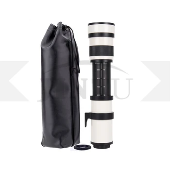 JINTU 420-800mm F/8.3 슈퍼 HD 망원 망원경 렌즈 줌 카메라 렌즈, 니콘 D90 D7500 D750 D500 D5600 D5400 D5200 D80