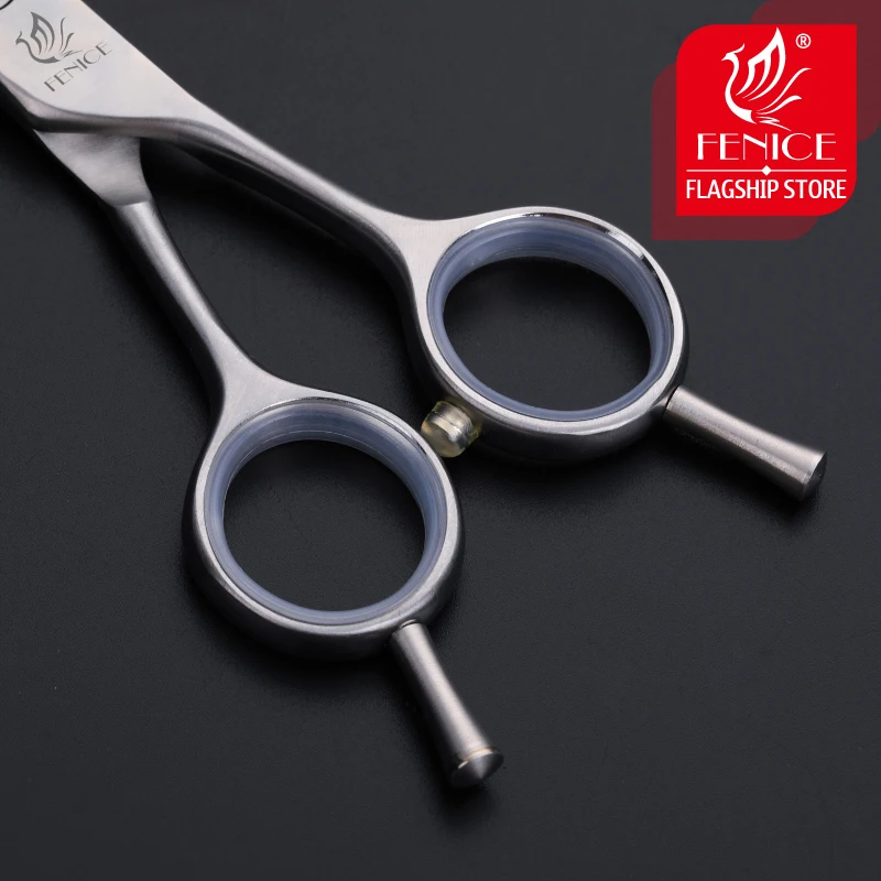 Fenice 7.5 inch Professional Curved Pet Grooming Scissors Japan 440C Dogs Supplies Stylist Shear