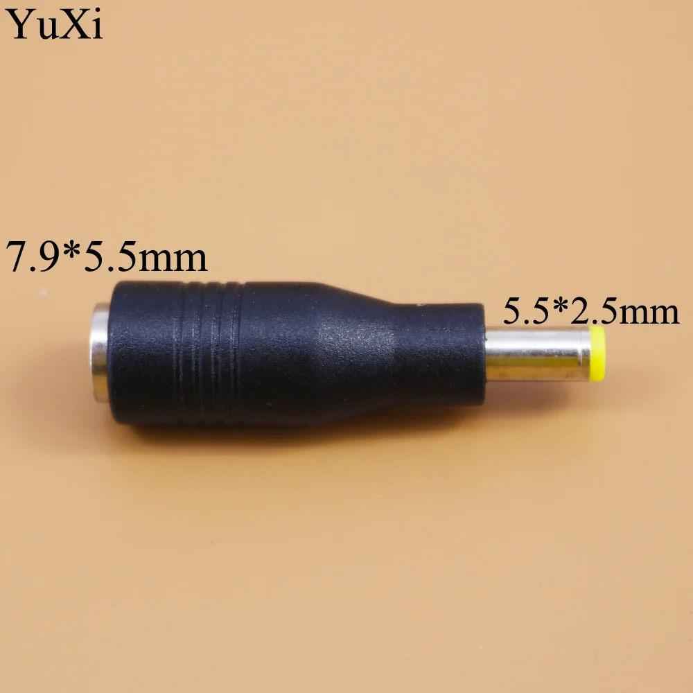 7.9x5.5mm female to7.9 x 5.5mm 5.5*2.5mm /5.5 x 2.5male DC Power Connector Adapter Laptop 90 Degrees Charging Plug for ThinkPad