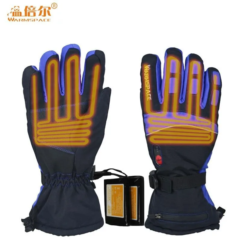 

20p 5600MAH Smart Electric Heated Gloves,Outdoor Warm Sport Skiing Gloves Lithium Battery 4 Finger&Palm&Hand Back Self Heating