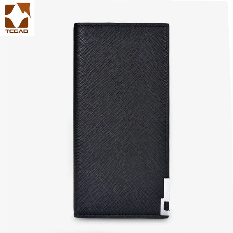 men's wallet long ultra slim wallet  thin Short Purse Solid Male cartera leather carpeta billetera hombre ultra delgada 2023