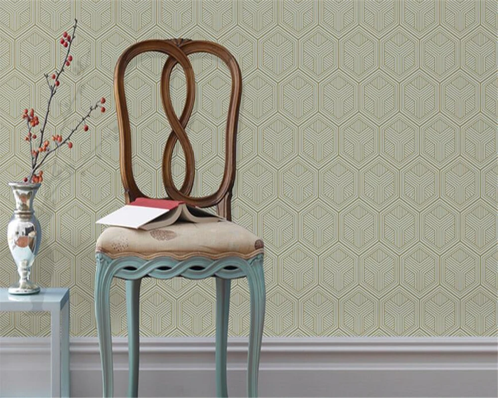 Beibehang ريترو غير المنسوجة النسيج خلفية غرفة المعيشة دراسة التلفزيون حائط الخلفية مكتب مسدس نمط ثلاثية الأبعاد خلفية لفة