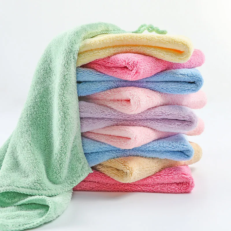 Curbblan Baby Bath Towel For Kids Baby Handdoek 10pcs 30*30cm Gift Small Face Towels Set Hooded Baby Microfiber Muslin Towel