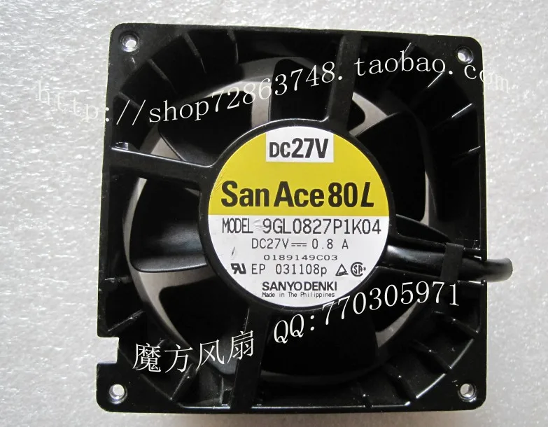 

FOR Sanyo 8038 9GL0827P1K04 IPC inverter with high temperature metal fan 27V0.8A