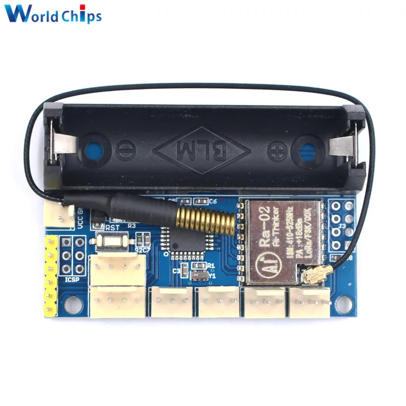 433MHz/868MHz/915MHz LoRa Radio Node V1.0 V2.0 2.4G Wireless Module RFM95 RFM98 SX1276 SX1278 for Arduino ATmega328P 3.7-12V