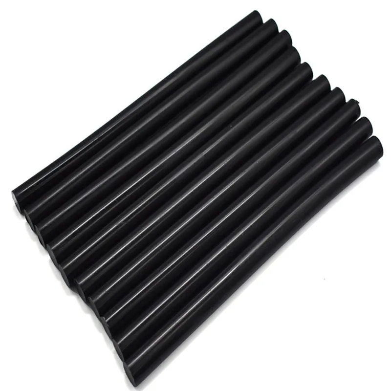 10 pc 7mm preto cola varas para pistola de cola elétrica artesanato álbum liga acessórios do carro dent paintless remoção mão diy reparação