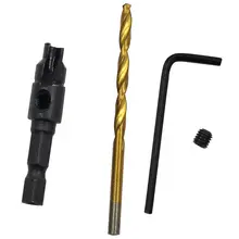 5Pcs Woodworking Countersink Drill Set #5