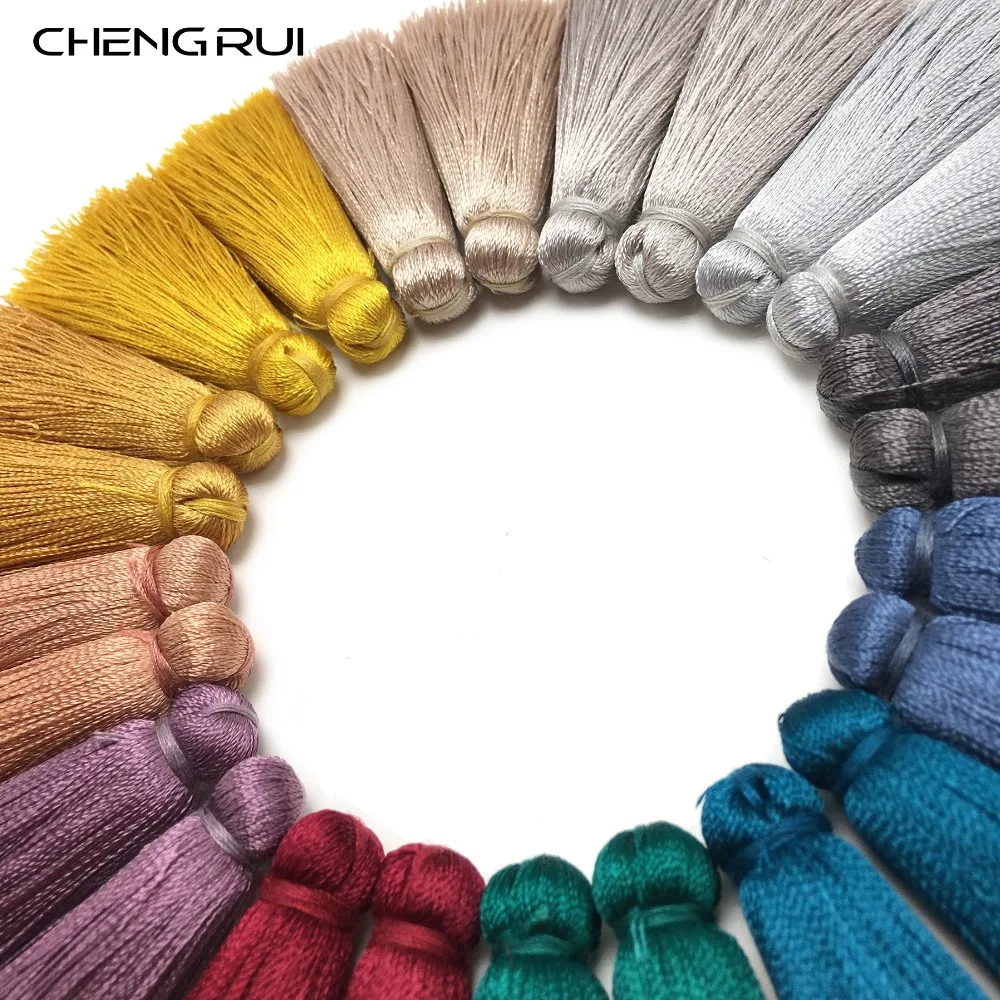 CHENGRUI L153,4.5cm,tassel,silk tassels,brush curtain,craft,fringe silk,earring findings,fringe curtain,shadow curtains,4pcs/bag