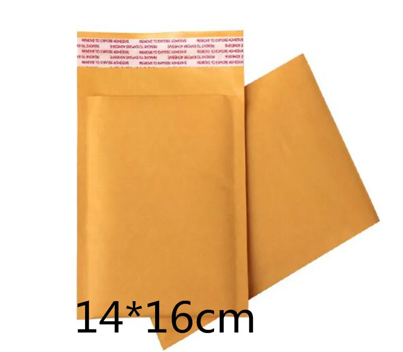 

100PCS Wholesale Bubble Mailers Padded Envelopes Bags Kraft Bubble Mailers ENVELOPE Mailing Bags 5.5''*6.3'''(14*16cm)