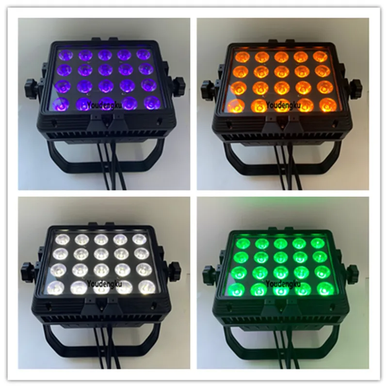 4 pieces 20pcs x 15w RGBWA 5in1 Outdoor led wall washer light waterproof rgbwa led wall wash city color light