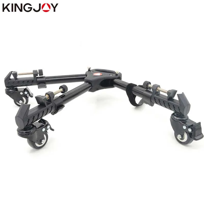 

Tripod Legs KINGJOY VX-600 Camera Tripod Dolly Photography Heavy Duty with Wheels and Adjustable Flexible Leg Mounts for DSLR