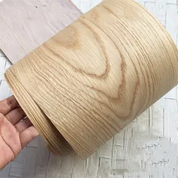 Folheado De Madeira De Carvalho Branco Americano Natural, Apoio De Velo, Móveis DIY, Carpintaria, Decoração De Casa, 20cm x 250cm, 0.25mm Grosso, C Q C