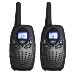 2PC TS628 1w Portable Walkie Talkies interphone radios PMR two Way ham Radio Transceiver dual monitor w/ earphones charger