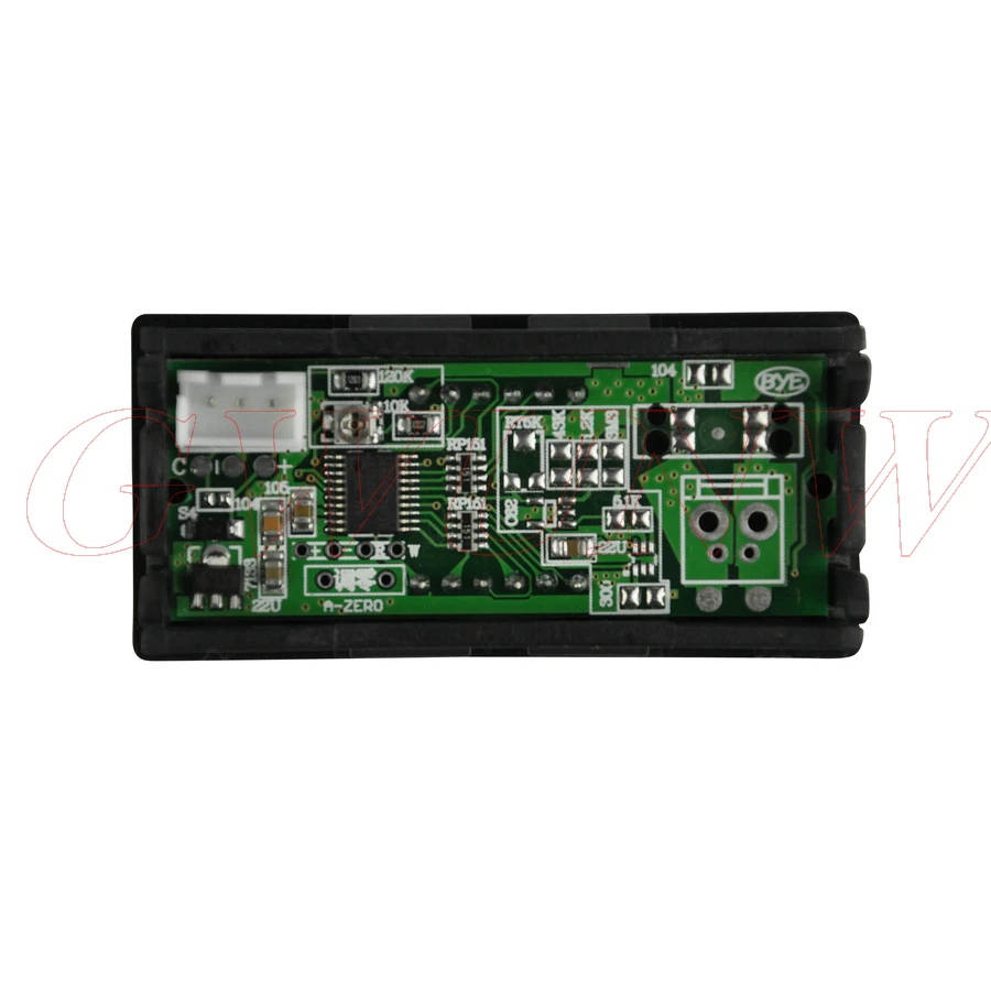 GWUNW BY456V DC 10V 30V 50V 100V 200V4 bit Voltage Tester Meter digital voltmeter Panel Meter red blue green 0.56 inch