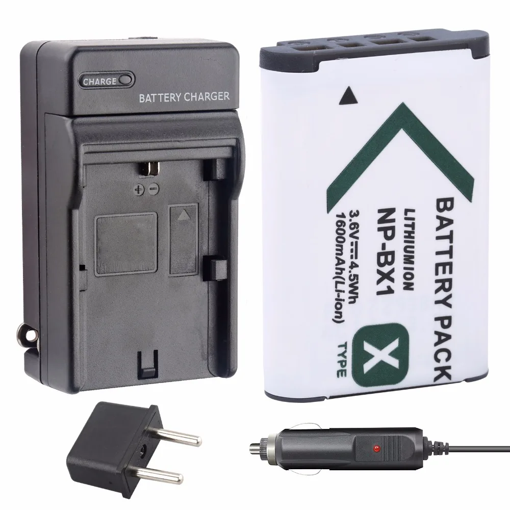 

1 Pc NP-BX1 NP BX1 Battery + Charger for Sony Cyber-shot RX1 RX100 IV WX300 H400 HX300,HDR-AS10 AS200VR CX240 PJ275