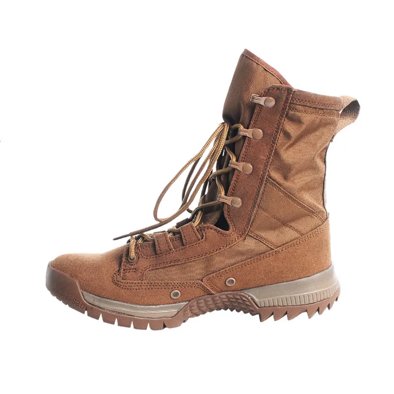 

Men Tactical Military Shoes Army Combat Training Desert Outdoor Camping Hiking Climbing Leather Swat Male Fishing Hunting Boots