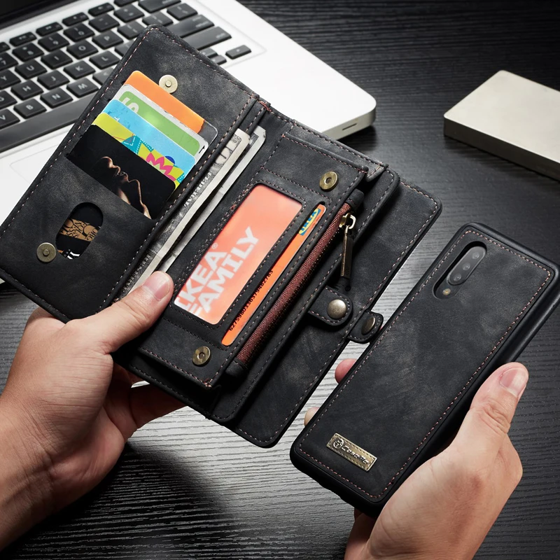 For Samsung Galaxy A50 A50s Case Zipper Leather Wallet Cover Case for Coque Samsung Galaxy A50 A 50 A505F Phone Bag Case Fundas