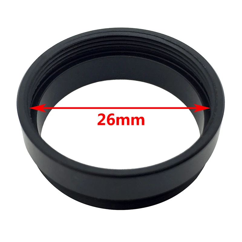 Microscope Objective Lens Adapter Female Thread 25 mm /26 mm for Nikon CFI Leica Adaptor to Male 26 mm / 25 mm for Olympus