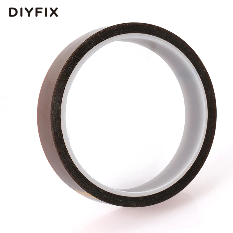 DIYFIX 20mm x 33 metro Resistente Al Calore Ad Alta Temperatura Polyimide Nastro Adesivo Nastro Isolante per BGA Industria Elettronica
