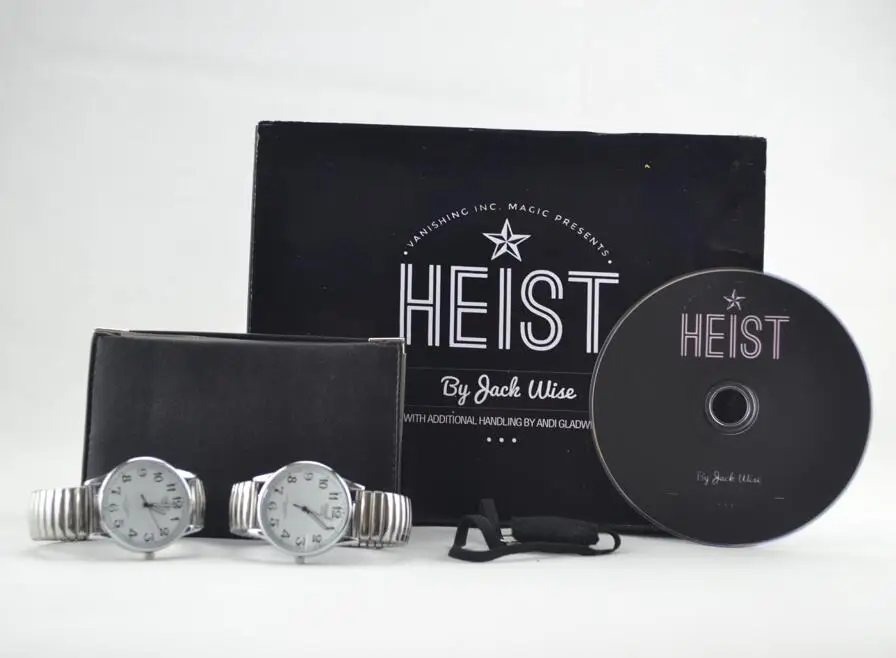 Heist (DVD and Gimmick) Magic Tricks Magician Watch Wallet Magica Close Up Illusion Mentalism Accessories Props Funny