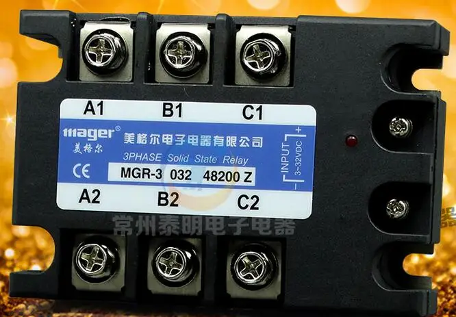 380V200A Three-phase solid-state relay  DC-controlled AC MGSSR MGR-3 032 48200Z mager