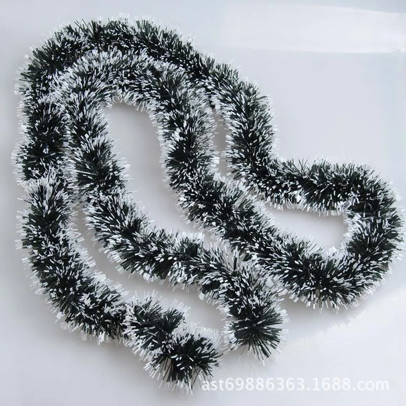 2M PVC Dark Green Ribbon String for Xmas Tree Christmas Decoration Hanging Wall Ornaments Christmas Tree Decorations Hot 2017