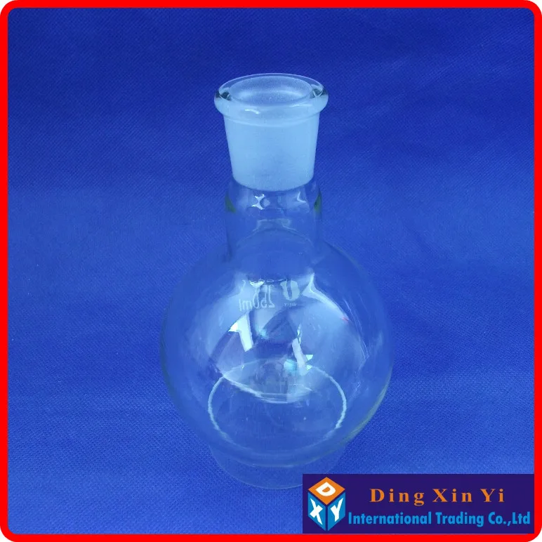 250ml 24/29 single neck round-bottom flask,Boiling Flask round bottom,short neck standard ground mouth