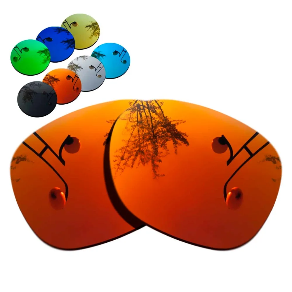 

100% Precisely Cut Polarized Replacement Lenses for Enduro Sunglasses Red Mirrored Coating Color- Choices