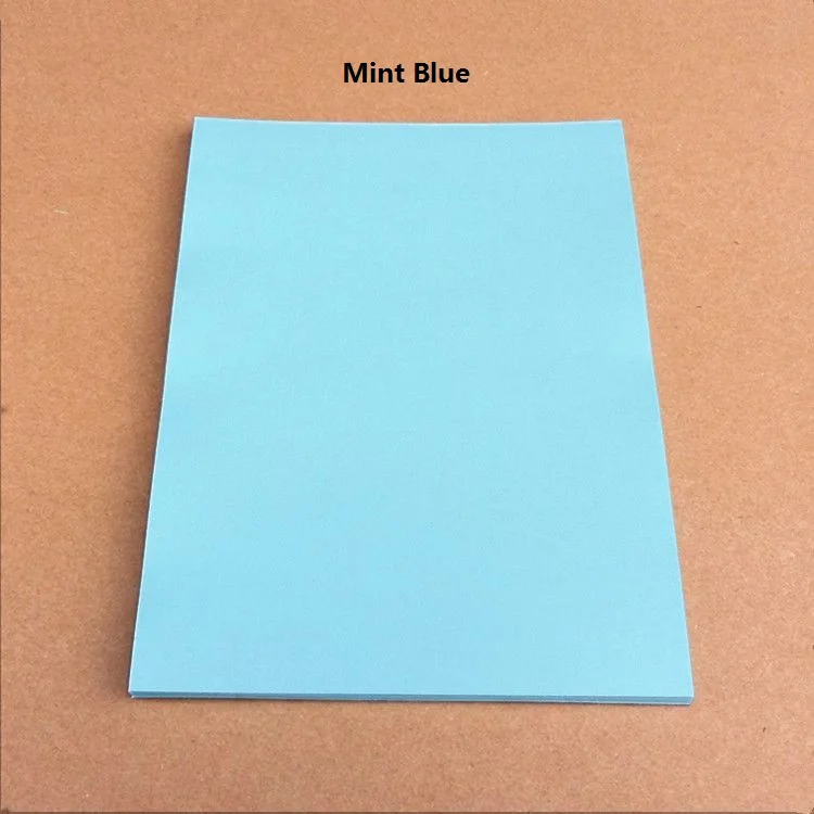 20 Blatt Größe a4 blau matt Karton dickes Papier für Sammelalbum Handwerk Karten herstellung g/m² Dicke