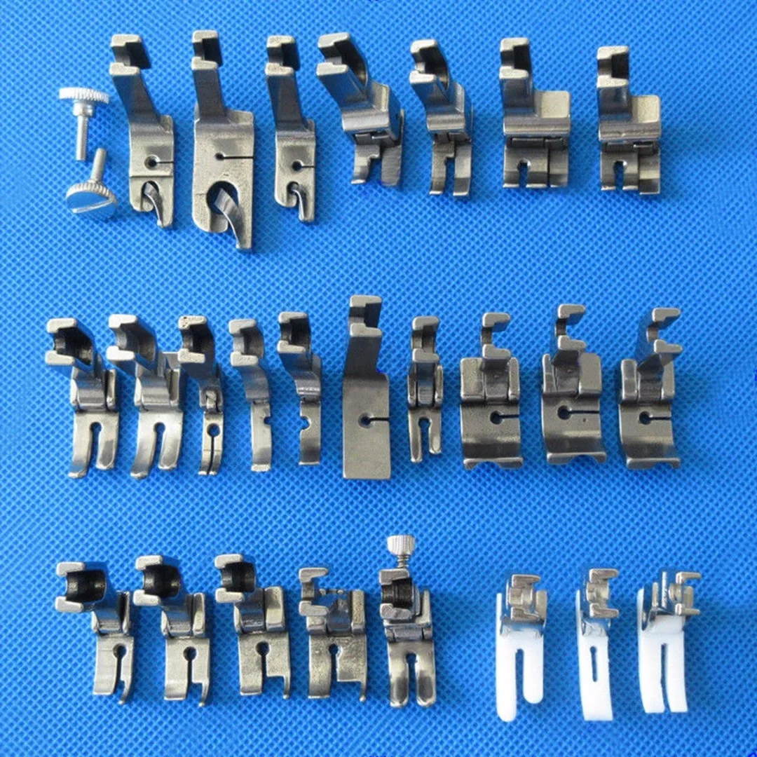 25pcs/set DIY  Industrial Sewing Machine Presser Foot for JUKI DDL-5550 8500 8700 9000