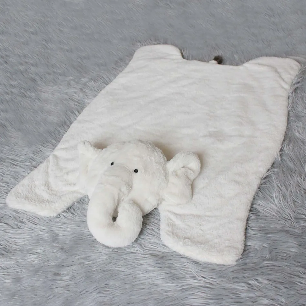 High Quality Child Climb Pad Cute Soft Plush Animal Baby blanket Play Mat, Baby Gym Mat Elephant Design