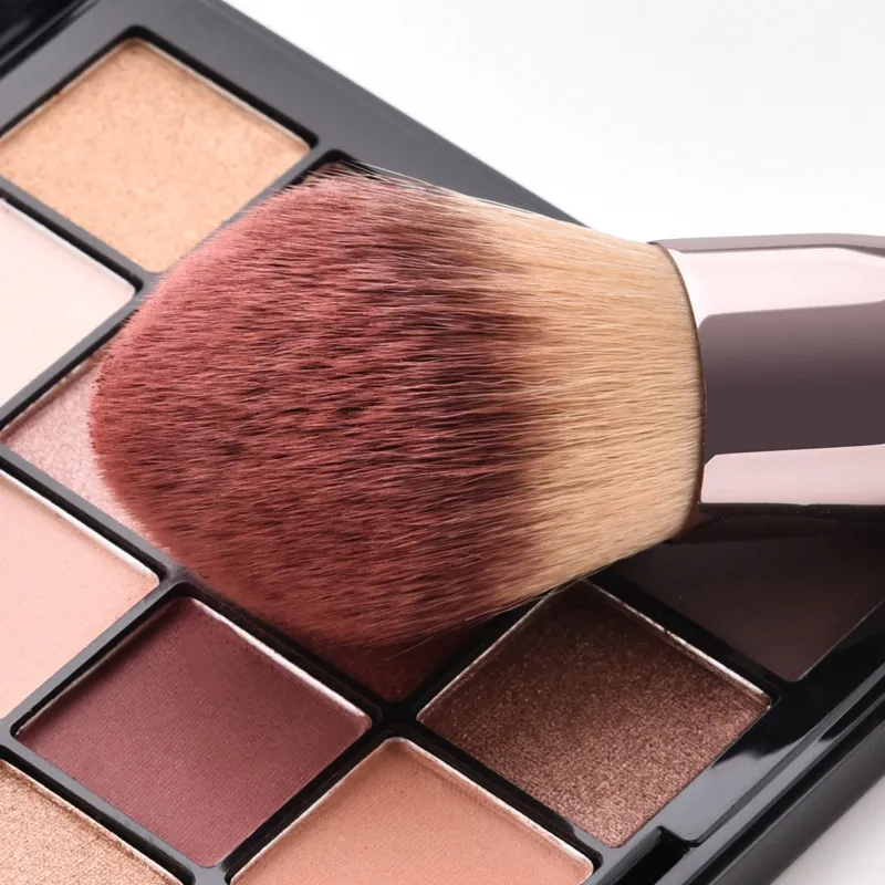 9/14 pièces Champagne pinceaux de maquillage ensemble pour femmes fond de teint poudre Blush fard à paupières mélange pinceaux de maquillage beauté outils cosmétiques